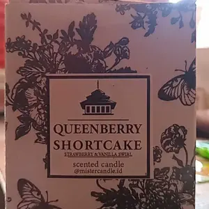 Natural scented candle concrete pot - lilin aromaterapi mini 35gr Buah Gift