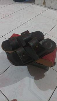 Product Review of Sandal Lelaki Ban 2 Asli Kulit Sapi | Kode 4012 Sol Karet from k**5 0