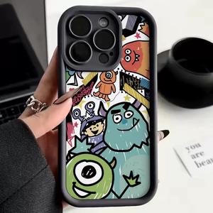 New monster cartoon suitable for iphone 15 14 13 12 11 pro 6 7 8 se 2020  x xr xs xs max  plus slip shockproof soft silicone casing