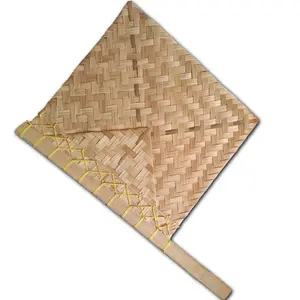 Kipas sate polos besar anyaman tradisional bambu