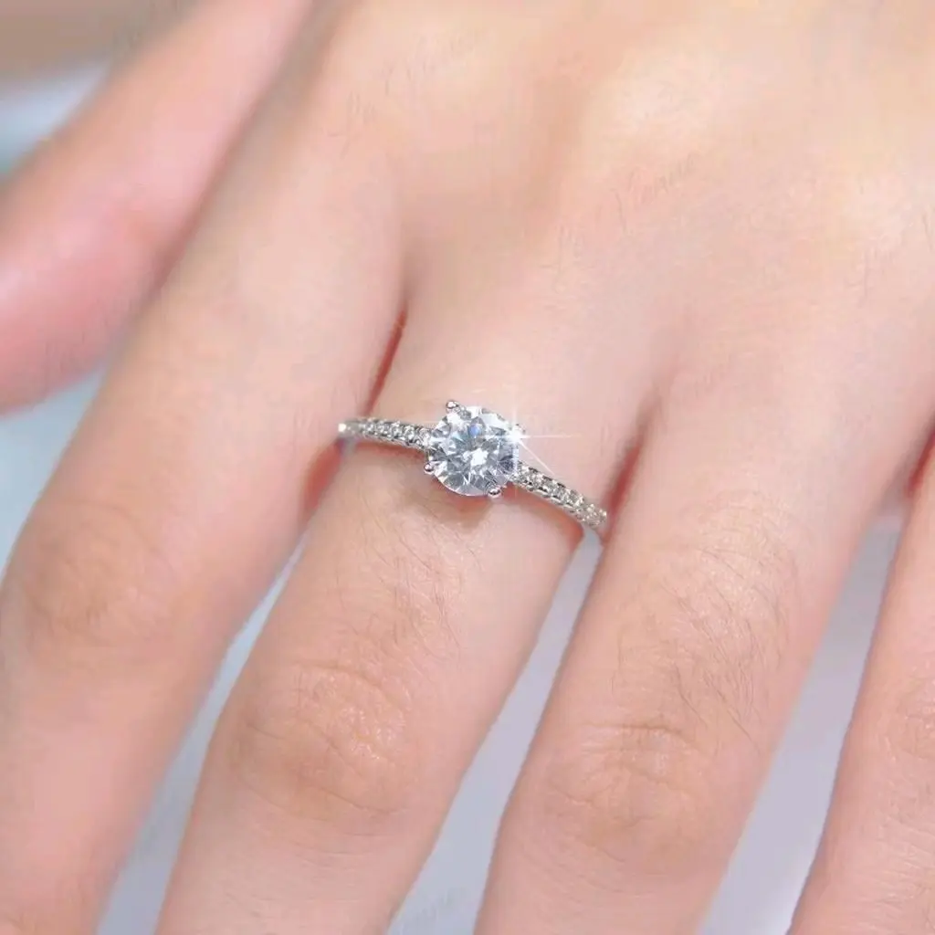 Cincin Wanita Permata Simple Anti Karat - Model Terbaru