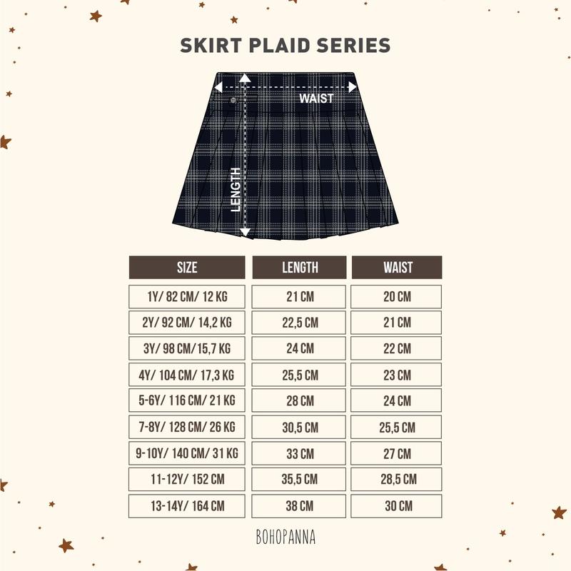 Product Introduction of BOHOPANNA - SKORT PLAID SERIES - ROK ANAK 0