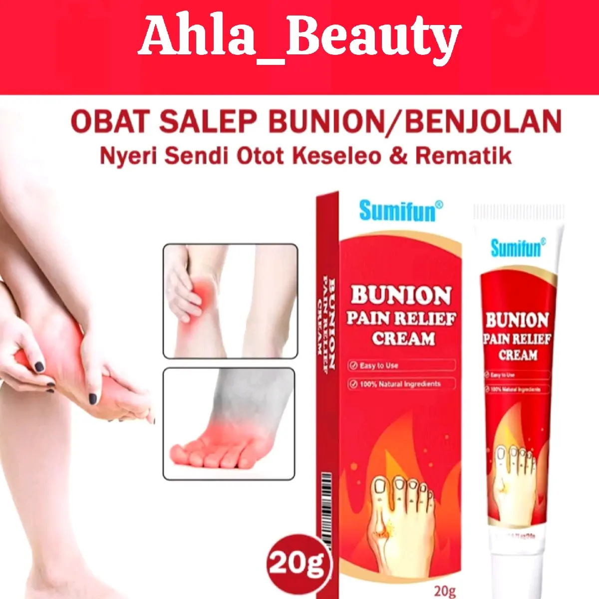 Cream Salep Nyeri Sendi Otot Bunion Lutut Pegal Linu dan Otot Rematik