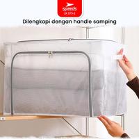 Gambar SPEEDS Kotak Penyimpanan Pakaian Lipat Oxford Storage Box Organizer Multifungsi Penyimpanan Serbaguna 075-2 - 075-1 Abu dari Speedshome Kota Surabaya 5 Tokopedia