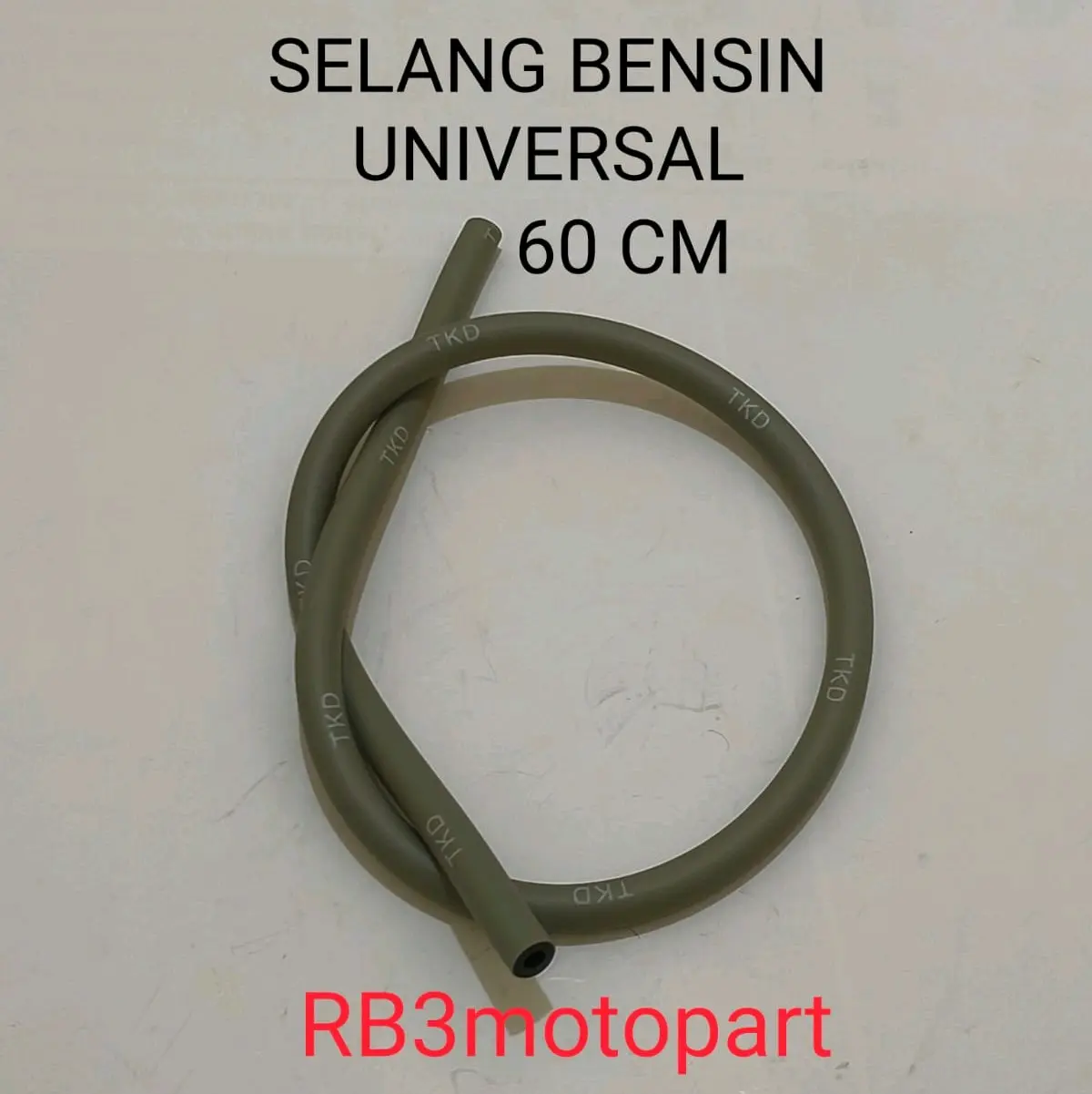 SELANG BENSIN ABU-ABU UNIVERSAL 60CM TOKAIDO