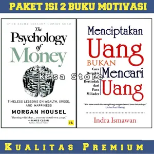 Paket Isi 2 Buku | The Psychology Of Money | Menciptakan Uang Bukan Mencari Uang