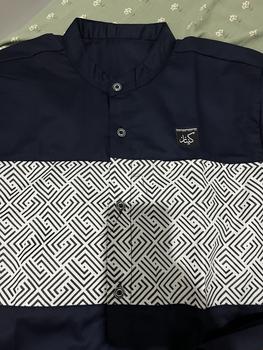 Product Review of by Keenan Baju Koko Kurta Terbaru Baju Koko Pria Dewasa Lengan Pendek Baju Muslim Kurta Kombinasi Batik Kain Katun Toyobo Nyaman from N**a 0