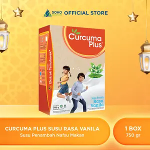 Curcuma Plus Susu Bubuk Temulawak Tumbuh Kembang Anak - Vanilla 750gr