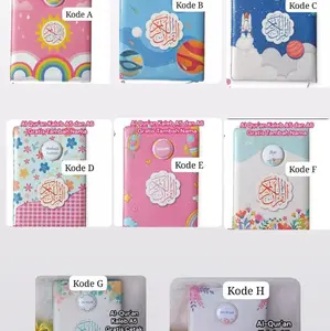 TANPA Po Quran kaleb ukuran A5 A6 custom nama alquran santri quran sleting Hardcover