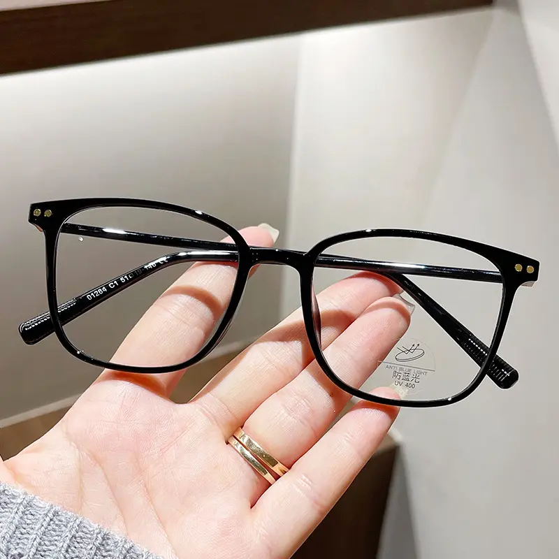 Kính Mắt Tr90, Gọng Mắt Trơn Hợp Xu hướng Phong Cách Hàn Quốc, Kính Không Theo toa, Kính Ins Cổ Điển Women Nữ
