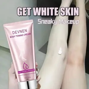 Devnen Body Bleaching Lotion Brightening Pencerah Kulit Wajah 100g - Facial Mencerahkan & Melembapkan - Hitam