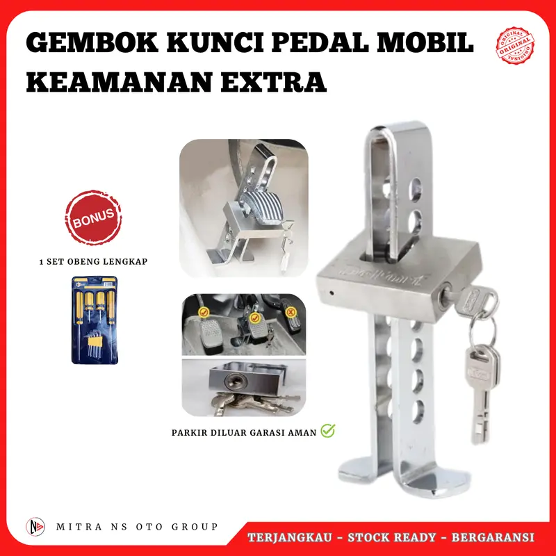 Kunci Pedal Mobil Anti Maling Matic dan Manual Semua Merek Tipe Mobil 0