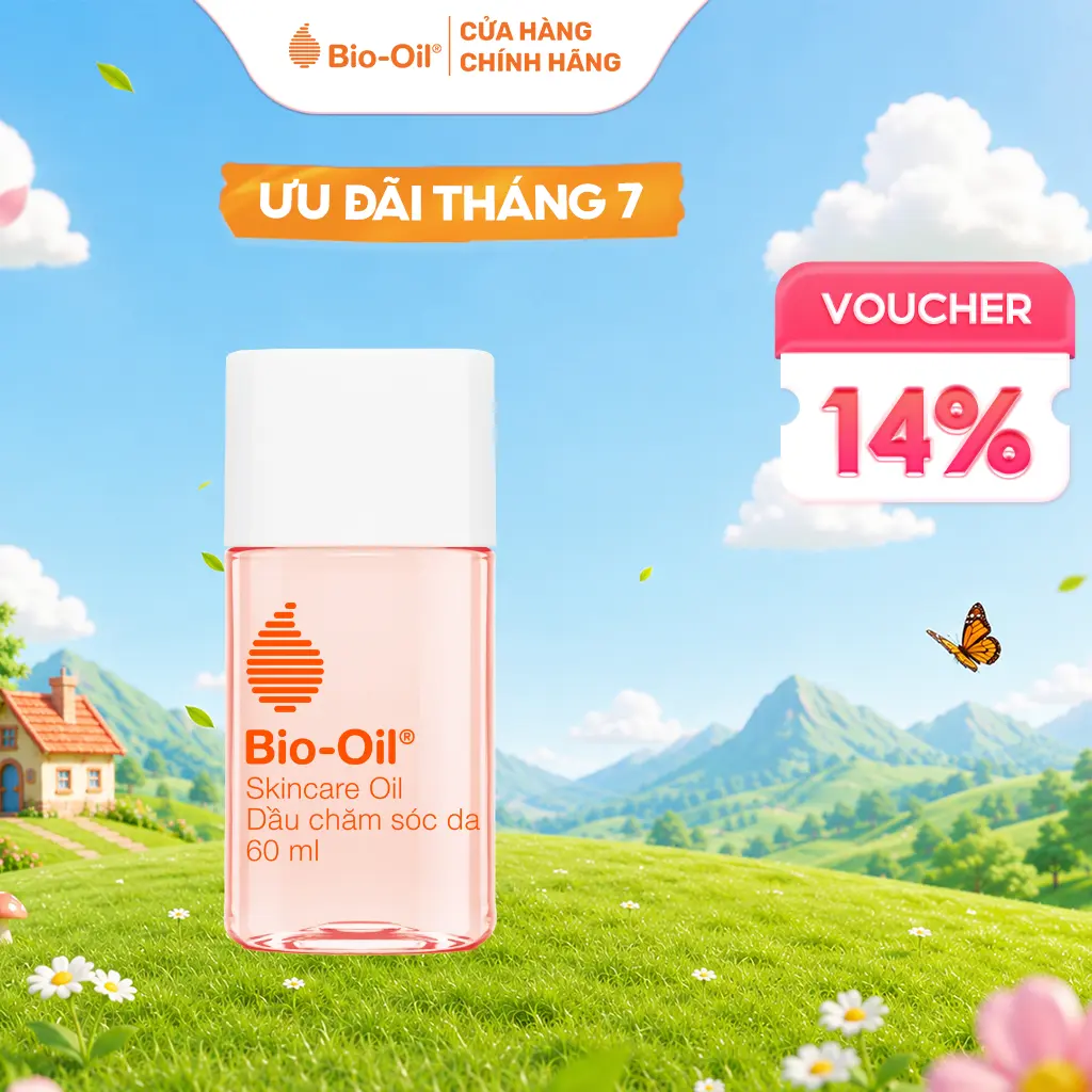 Dầu dưỡng da giúp cải thiện khô sạm và đều màu da, hỗ trợ cải thiện vết rạn da - BIO-OIL Skincare Oil (chai 60ml)