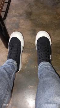Product Review of Sepatu Sneakers Aeko Newtwoyers Blackwhite High Klasics Reflective from k**i 0