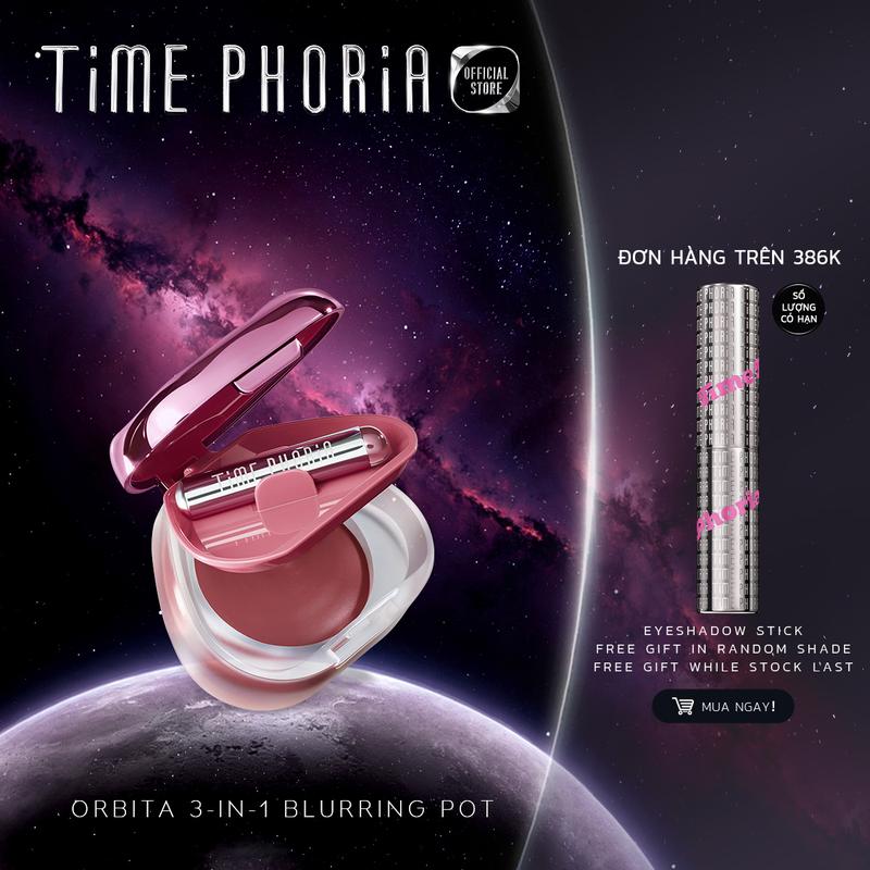 TIME PHORIA - ORBITA Lip And Cheek Blurring Pot | Son má hồng Pot đa năng mềm…