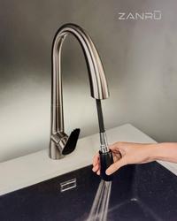 Gambar ZANRU Kitchen Faucet ZN608C | Kran Dapur - Keran - Gun Metal dari PT Surya Pertiwi Kota Tangerang 3 Tokopedia