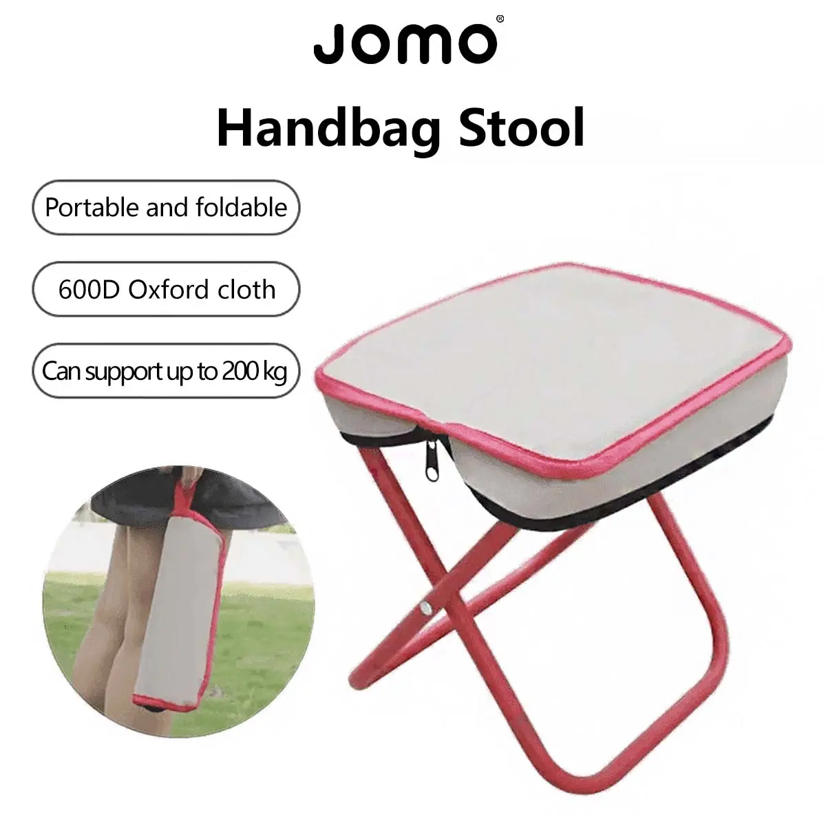 Portable Outdoor Handbag Stool foldable