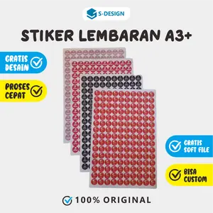 STIKER LEMBARAN KUALITAS TERBAIK SDESAIN / STIKER LABEL / STIKER / STICKER / STICKER LABEL / CETAK STIKER