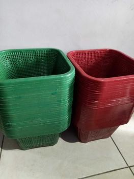 Product Review of PAKET EKONOMIS 30 PCS WAKUL NASI PLASTIK KOTAK/WAKUL HAJATAN KOTAK SEGI EMPAT/WAKUL KOTAK Keranjang Penyimpanan from M**r 0
