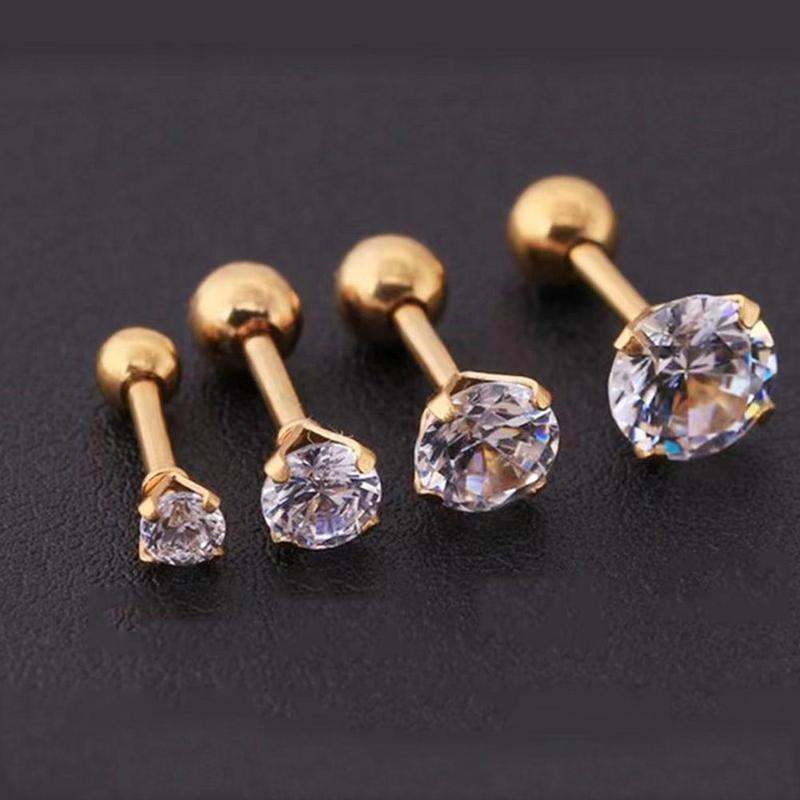 Product Introduction of Bông Tai Đinh tán Tai, Chất Liệu Thép Không Gỉ, Kích Thước Nhỏ, Thời Trang Đơn Giản, Phụ Kiện Đinh Tán, Dành Cho Nữ, I1S2 37