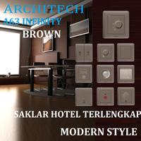 Gambar Architech Infinity A63-K19 Brown Sakelar/SAKLAR/CETEKAN INTERMEDIATE - INTERMEDIATE dari ARCHITECH INDONESIA Kota Administrasi Jakarta Utara 3 Tokopedia