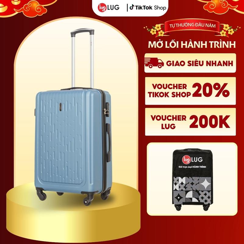 XẢ KHO Aber Vali Kéo Du Lịch MHL010 Size 24 Chất Liệu ABS Hạn Chế Trầy Xước Khóa Số Ba Số Thông Minh Khung Chứa Rộng Phân Chia Khoa Học LUG