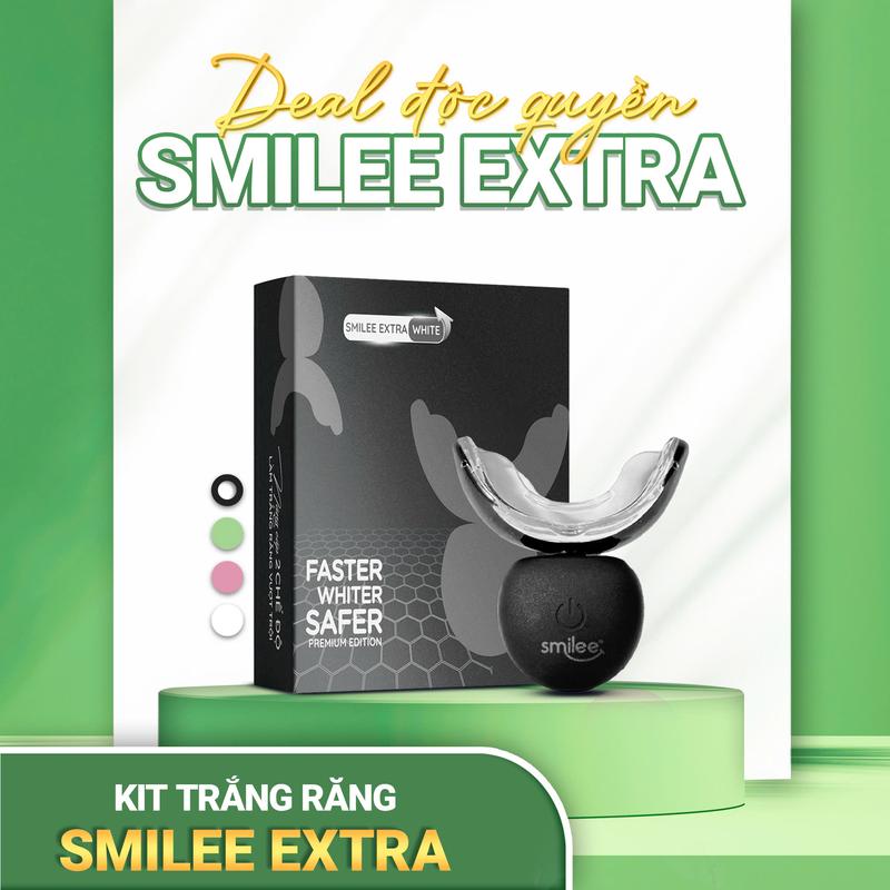 [DEAL ĐỘC QUYỀN] Bộ Kit Hỗ Trợ Làm Trắng Răng Smilee Extra White (Phiên bản cải tiến) #KITEX