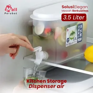 Mall Perabot | Dispenser Juice Portable 3.5 liter Tempat Air Minum JUS Serbaguna Bisa di Kulkas 3.5L Water