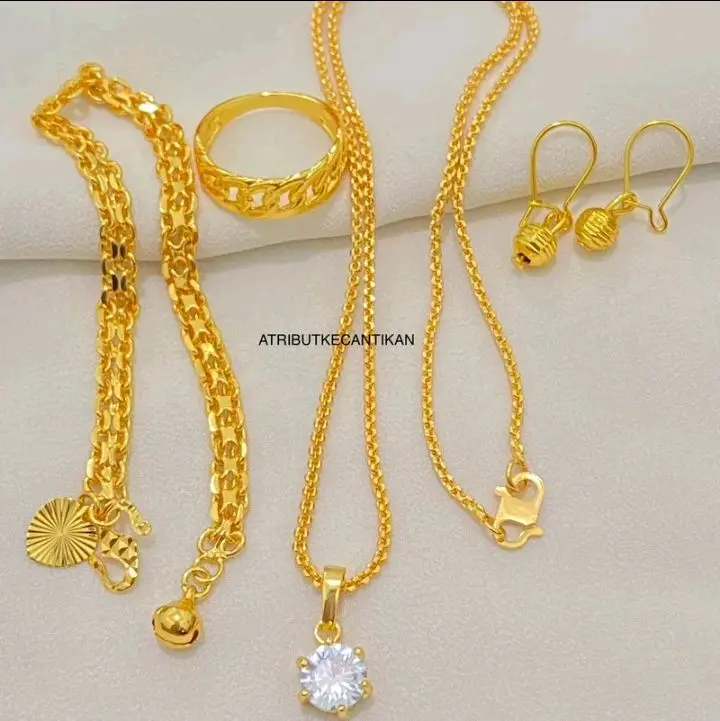 Set Perhiasan Kalung Nori Medan Terbaru E.M.A.S muda free surat toko