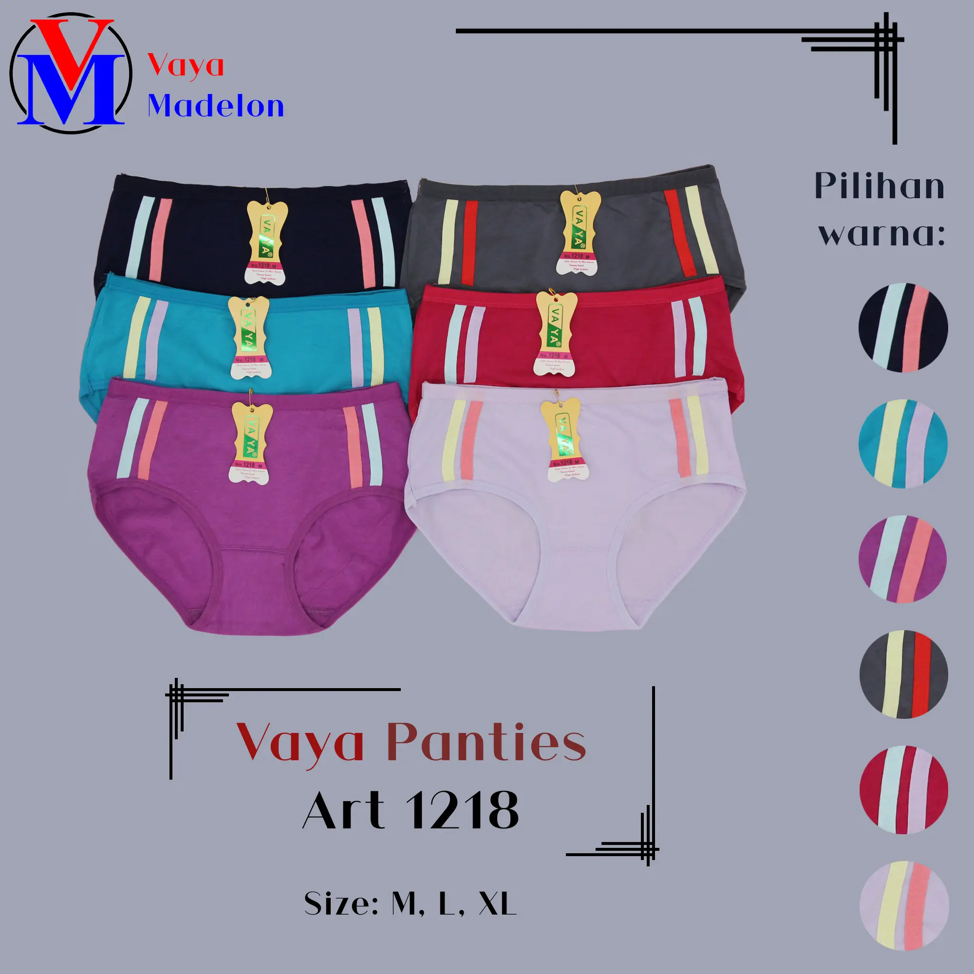 Vaya Celana Dalam Wanita Art 1218 M-XXL