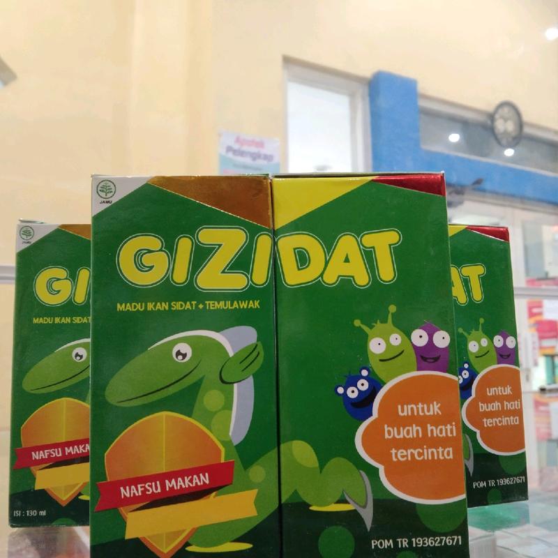 Gizidat Madu Ikan Sidat + Probiotik 130 ml 0