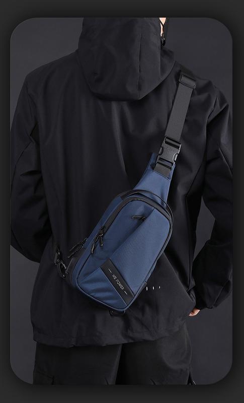 Product Introduction of Men's Casual Chest Bag Oxford Cloth Single Shoulder Crossbody Bag Youth Backpack Large Capacity Sports Bag handbags chest bag 가방 14
