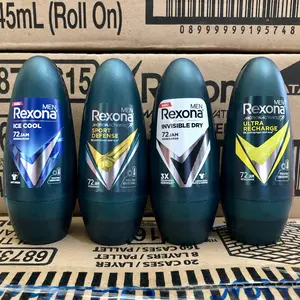 [ 2 Pcs ] Deodorant Men Roll On Ice Cool Sport Defense Infisible Dry Ultra Recharge 45ml