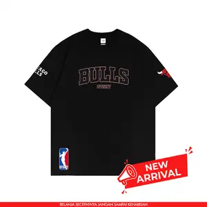 Otsky Kaos Pria Ft Bulls Black X GM003 Cotton 24s