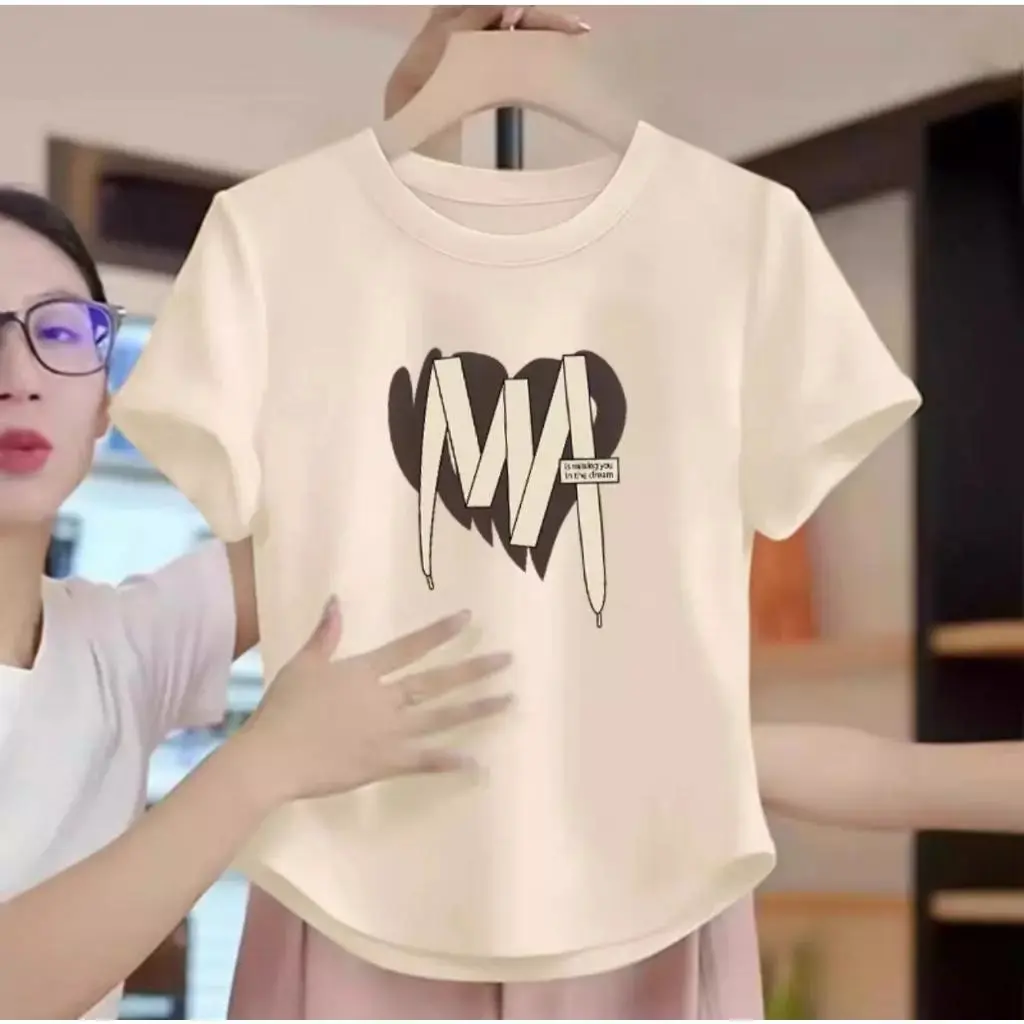 Baju Wanita Oblong - Bahan Spandek Distro - Baju Lengan Pendek - Atasan - Baju Kasual - T-shirt COD