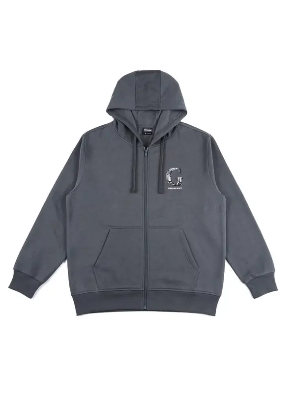 Greenlight Men's Jacket Zipper Hoodie Sweatshirt Regular Fit Fleece Logo Avery H070125 0