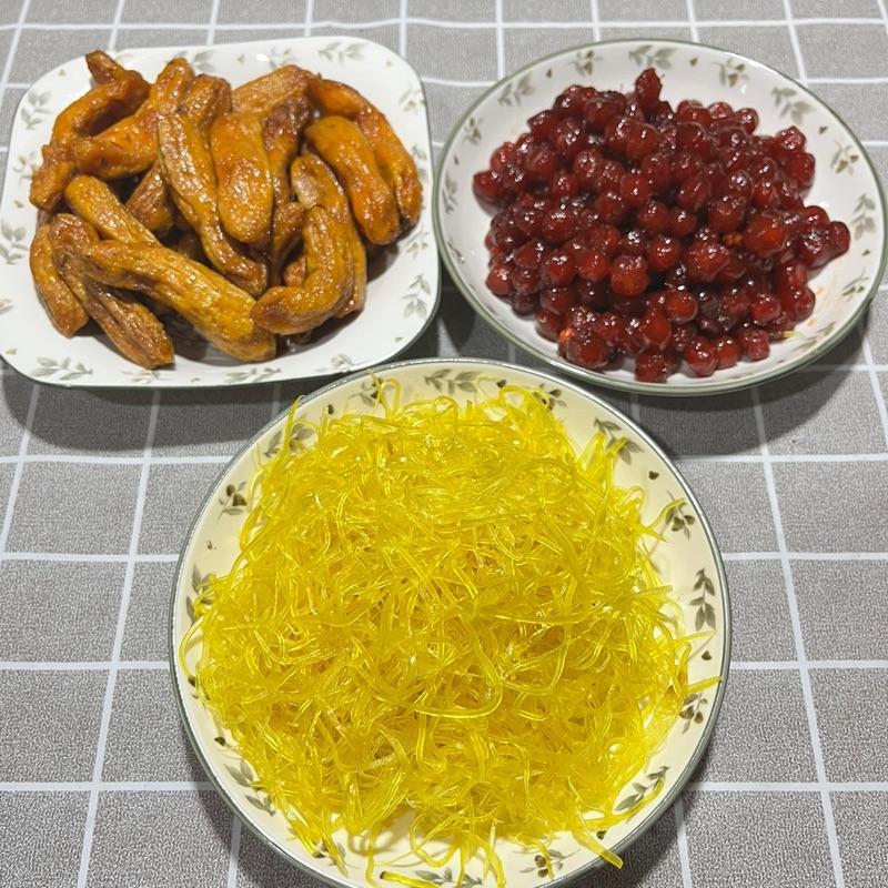 ￼Nguyên liệu nấu chè, Hạt hữu cơ các loại, Bột báng, khoai sợi, hạt lựu, chuối sấy dẻo sài gòn, đu đủ rim sợi, sơri đỏ hạt to, Đậu đỏ, đậu ngự, vvvv 8