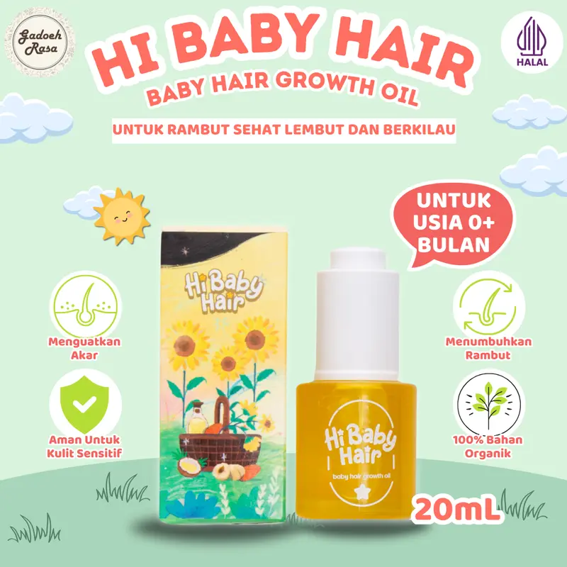 Hi Baby Hair Growth Hair Oil Baby Perawatan Rambut Bayi Kulit Perawatan 0