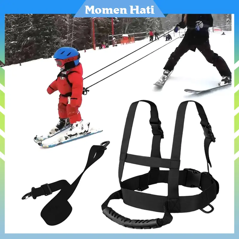 Pengaman Ski Anak Anti-Fall Sabuk Bonceng Ski Untuk Beginners Kids Ski Harness Training Belt Sabuk