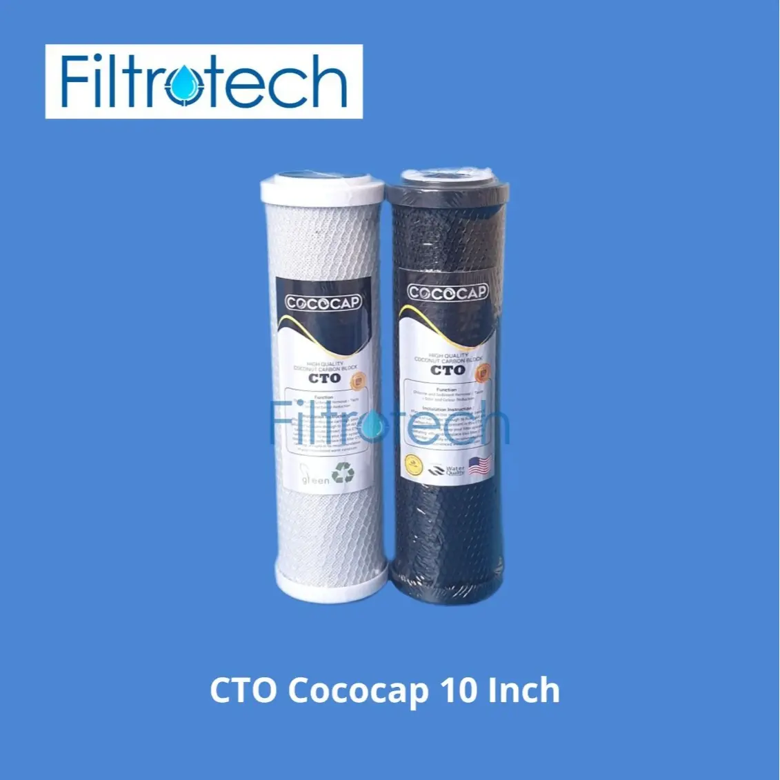 Filter Cartridge CTO Karbon Blok Cococap 10 inch - CTO Filter Karbon Aktif Cococap 10 inch