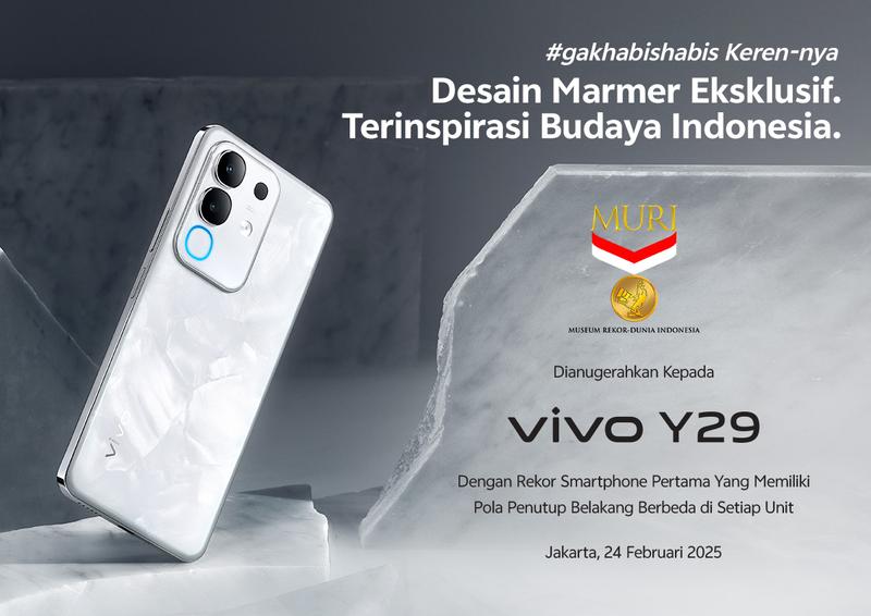 Product Introduction of [NEW LAUNCH] vivo Y29 (8/128) - Design Marmer Eksklusif, 6500mAh Tahan 3 Hari, Tahan Banting Ekstrem, IP69 Tahan Air Ekstrem, AI Erase 2.0 + AI Circle to Search 2