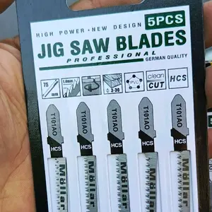 Mata gergaji jig saw mollar T101AO 1 set 5 pcs gigi kecil
