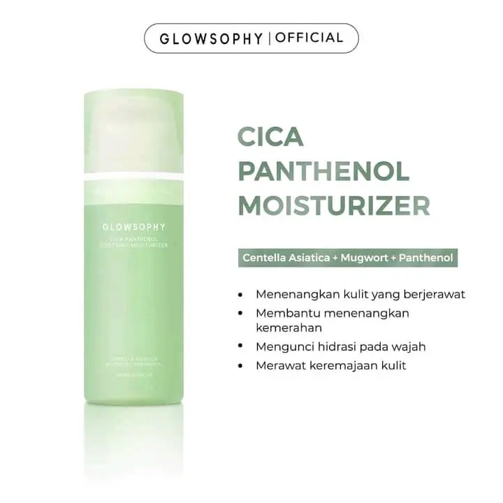 Glowsophy moisturizer cica panthenol dan watermelon brightning 1