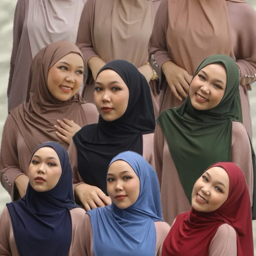 Hijab Segitiga Instan Jersey Premium