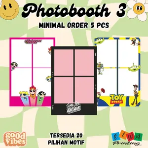(MINIMAL BELI 5 PCS) CETAK PHOTOBOOTH PHOTOSTRIP 10x15 CM PHOTOBOOTH CUSTOM BEBAS FOTO PHOTOBOOTH 10x15 CM PART 3