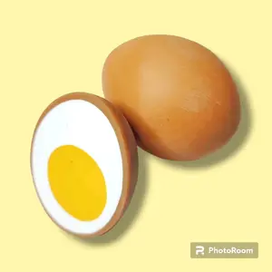 Replika makanan telor / Dummy makanan / Dekorasi meja makan / Edukasi anak / Mainan / Display restauran