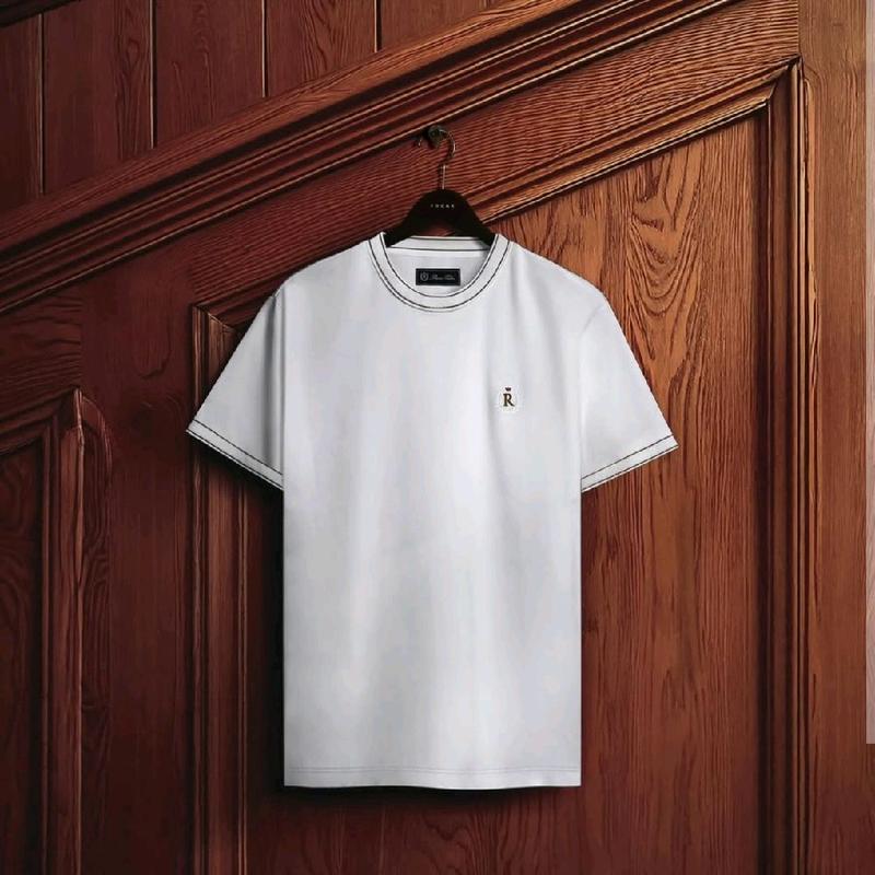 T-Shirt Rucas Essentials Gradation Tee | Two Tone Rib Size S-XXL Kaos Pria/Wanita Brown Grey 5