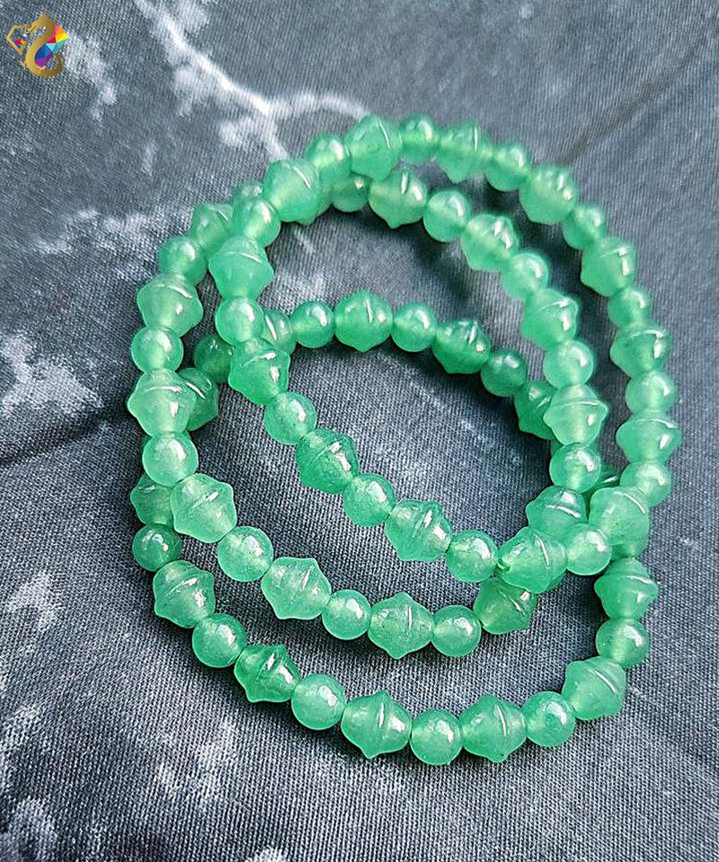 Product Introduction of Collection Grade Green Aventurine Bell Bracelet 12