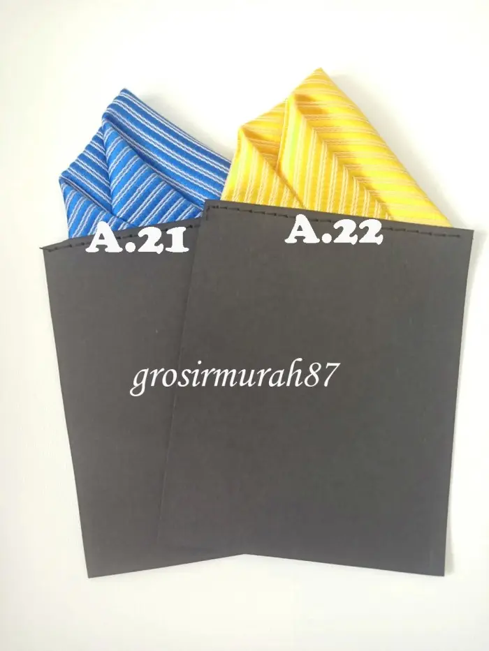 E➸TZ SAPU TANGAN JAS TERLIPAT LANGSUNG SIAP PAKAI INSTANT POCKET SQUARE V♪P8