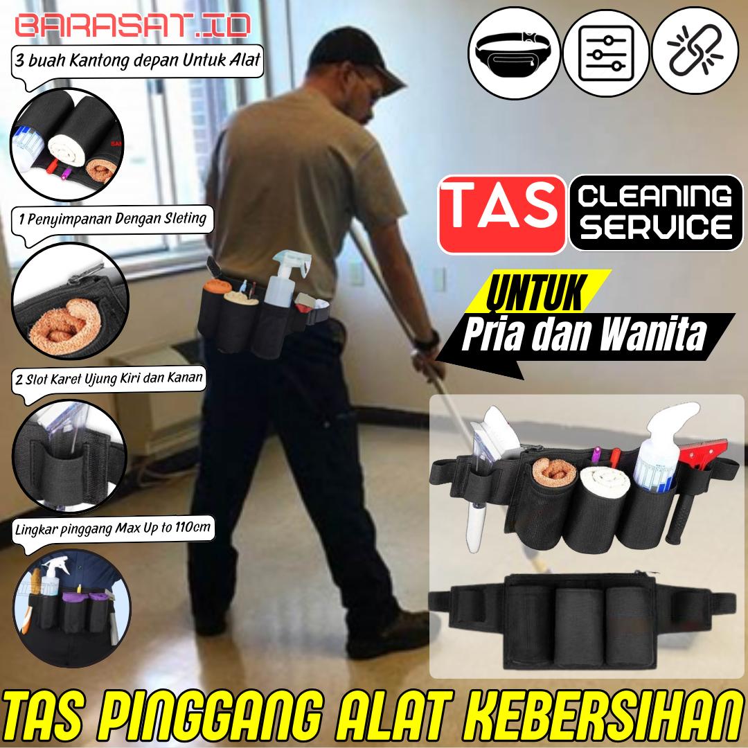 Caddy Bag Cleaning Service Tas PInggang Sabuk Tempat Kantong Alat Kebersihan